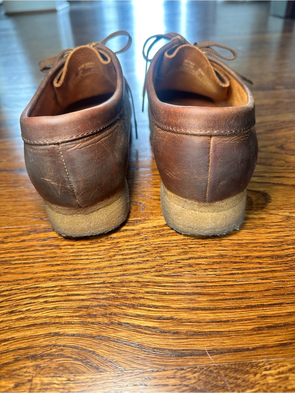 Men’s Clarks Originals Wallabee Brown Leather - Picture 2 of 12
